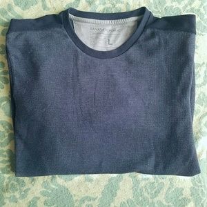Banana Republic Waffle-Knit Crew
